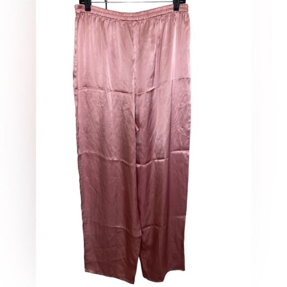 Victoria’s Secret Gold Label Vintage 90s Pink Satin Floral PJ Set Medium - Picture 10 of 16